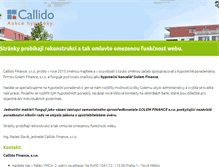Tablet Screenshot of callido.cz